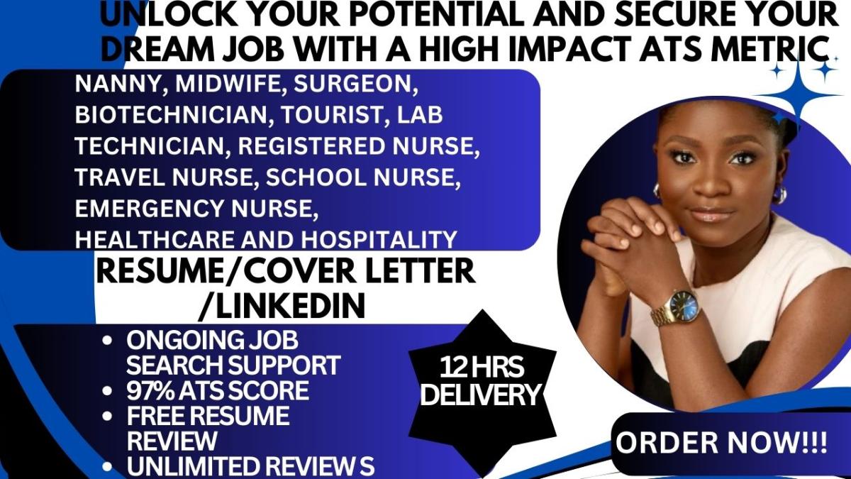 I Will Create a Professional Healthcare, Medical, and Nursing Resume/CV Writing Service