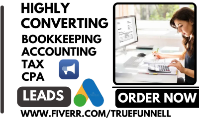 Generate Bookkeeping Leads for MCA, Tax, CPA, and Financial Accounting