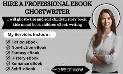 I Will Ghostwrite and Edit Children’s Story Books, Kids’ Moral Books, and Children eBook Writing