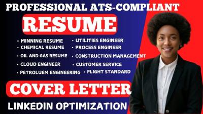 I Will Create a Professional Resume for Offshore Electricians and Technical Engineers with Fast Delivery