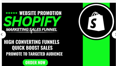 I Will Boost Shopify Store Sales, Ecommerce Website Promotion, or Etsy Promotion