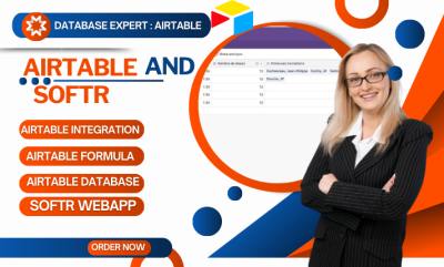 I Will Create an Airtable Database with Softr Web App and Client Portal Integration Using Google Sheets