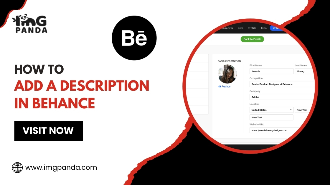 How to Add a Description in Behance
