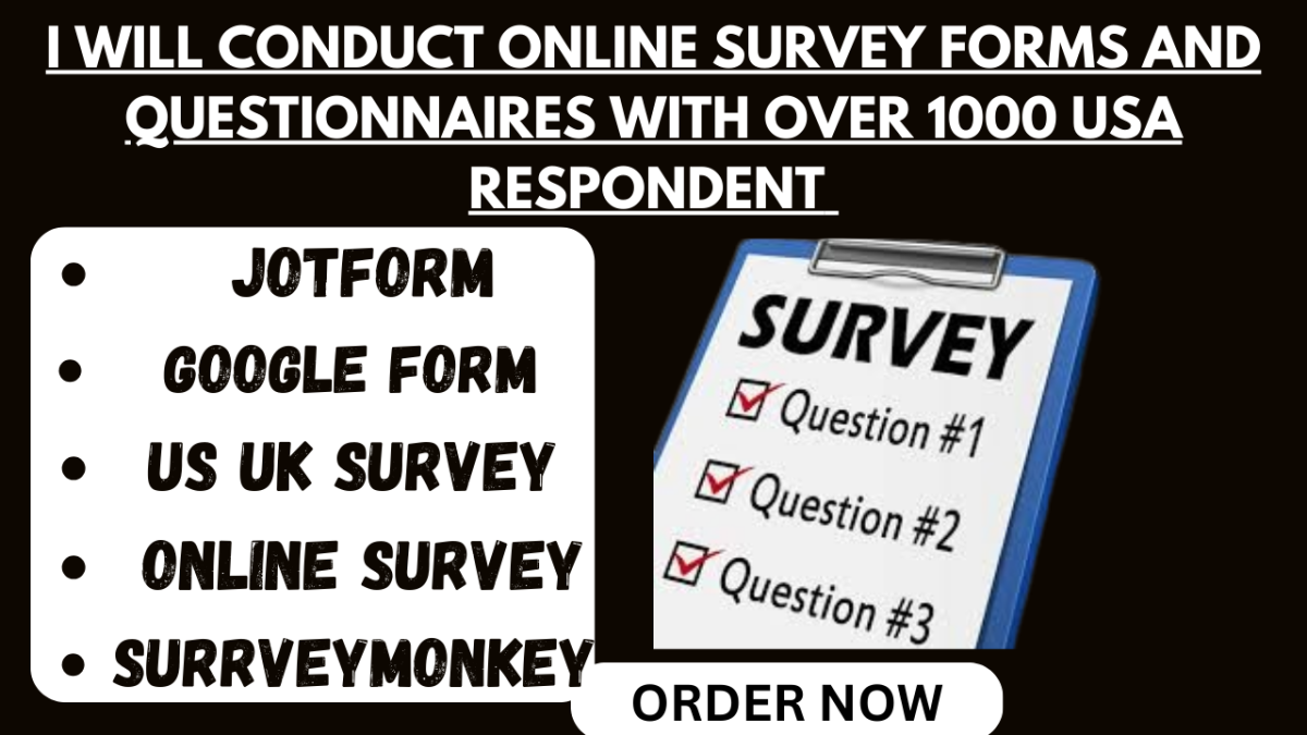 Get Over 1000 Respondents to Fill Online Survey Forms, Polls, and Questionnaires