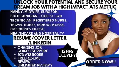 I Will Create a Professional Healthcare, Medical, and Nursing Resume and CV Writing Service