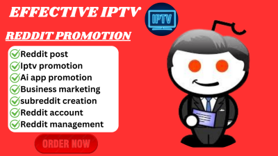 I Will Manage Reddit Posts for Your AI App, IPTV Website, and eCommerce SaaS Products