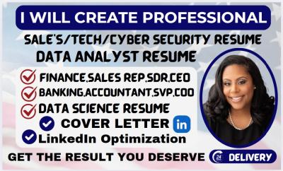 I Will Write Software Engineering Resume, IT, Engineering Resume, Data Engineer Resume