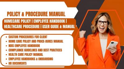 I Will Write Home Care Policy and Procedures Manual, NDIS Employee Handbook, Health Care