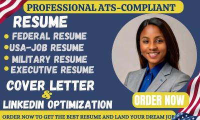 I Will Craft a Standout Federal Resume, USAJOBS, Executive Resume for Your Job Search