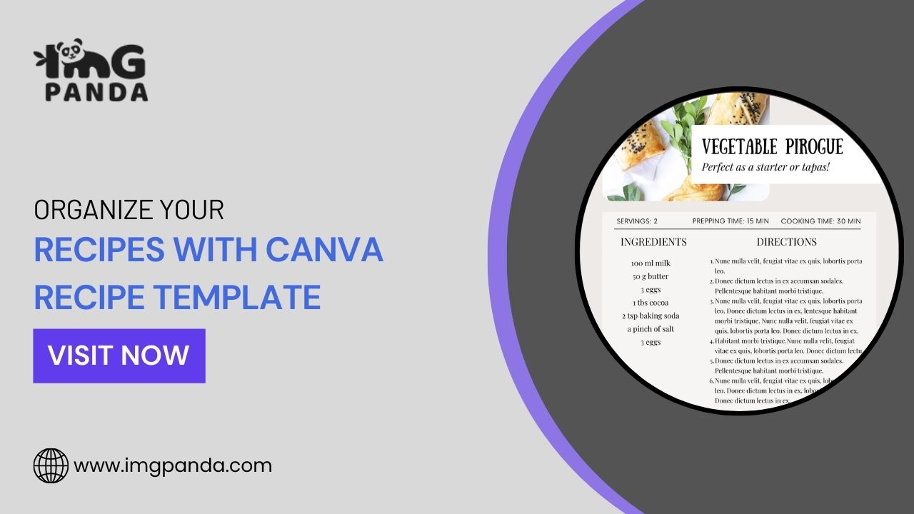 Organize Your Recipes with Canva Recipe Template