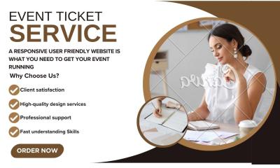 Build Event Ticket Website | Event Management Website | Event Planning Website