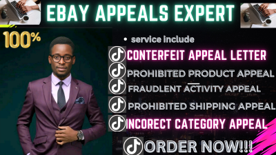 I Will Do eBay Account Reinstatement for Vero Suspension MC011 MC999