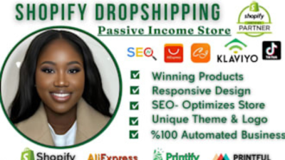 I Will Redesign Your Shopify Website | Shopify Website Design & Dropshipping Store