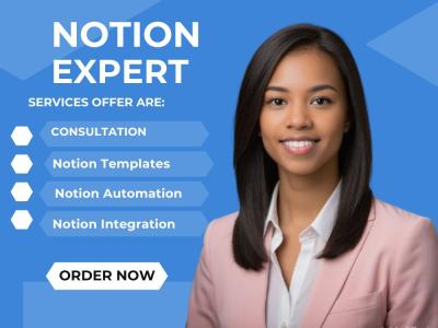 I Will Build Notion Templates, Provide Consultation, Create Notion Websites, and Integrate Airtable Data