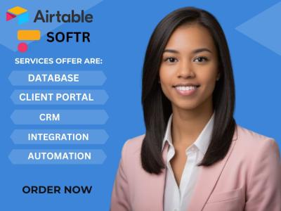 I Will Be Your Airtable Database, Airtable Automation, and Airtable Integration Softr Expert