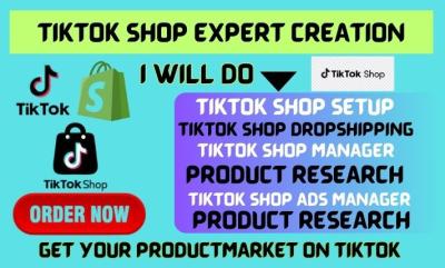 I Will TikTok Shop Setup, TikTok Shopify Dropshipping Listing Automation