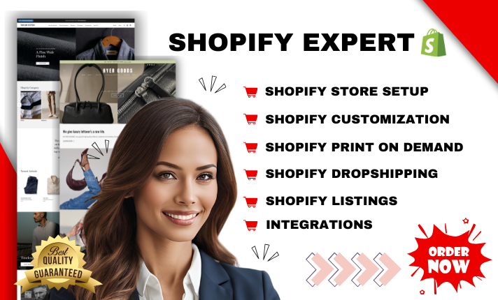 I Will Design Your Shopify Store for Print on Demand and Redesign Your Shopify Dropshipping Website