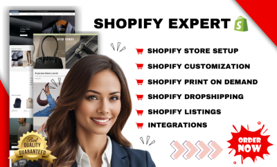 I Will Design Your Shopify Store for Print on Demand and Redesign Your Shopify Dropshipping Website