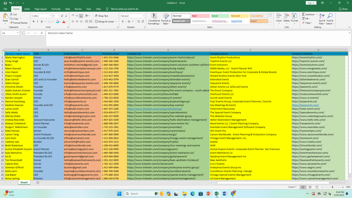 I Will Do Data Entry, Copy Paste, Web Scraping, and Data Collection