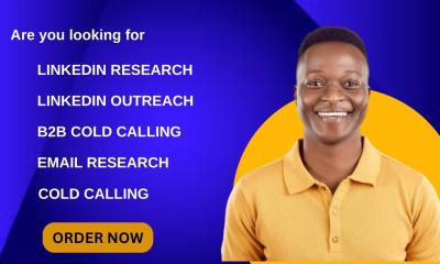 I Will Do Cold Calling, B2B Cold Calling, Email Research, and LinkedIn Research