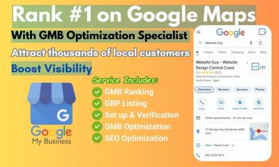 I Will Boost Your Local SEO and GMB Map Ranking with Google My Business Optimization