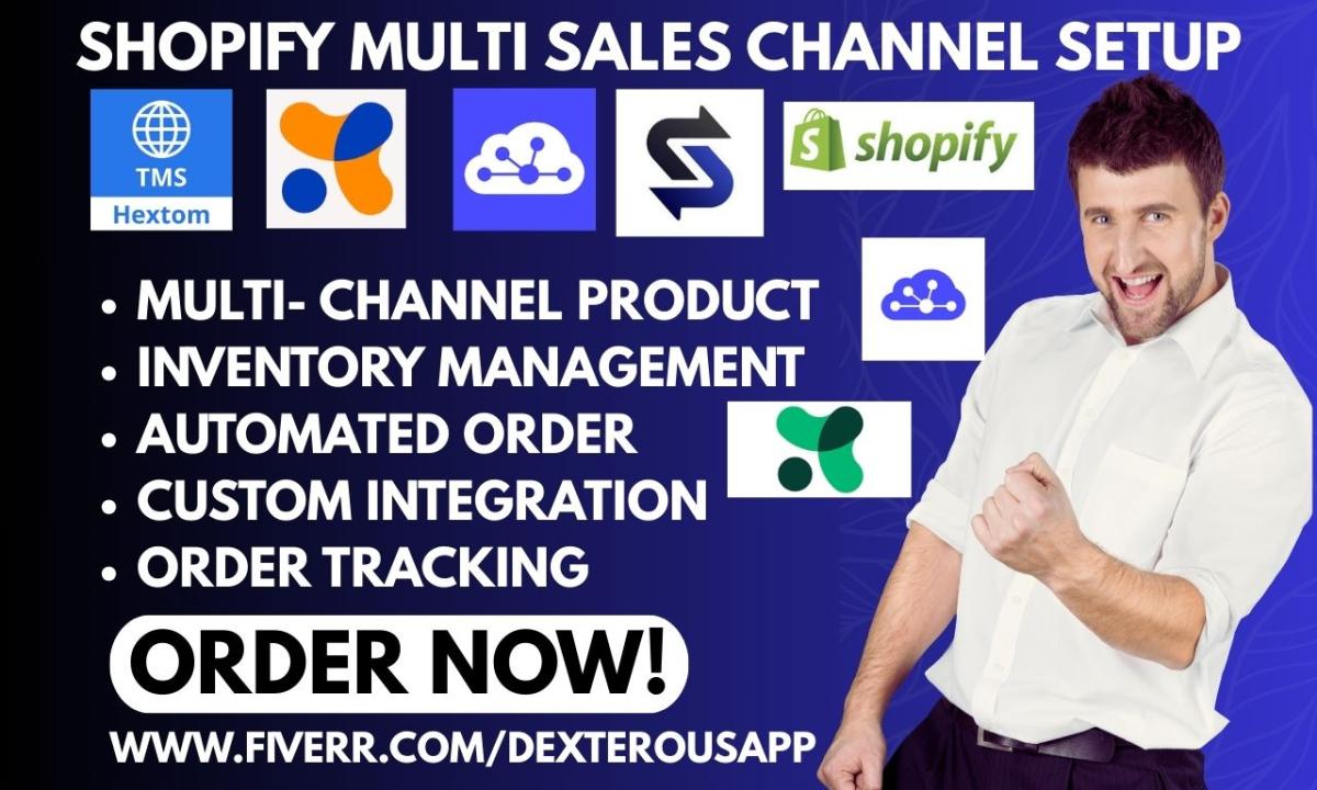 Setup Shopify Store with Multiple Sales Channels: CedCommerce, Mulwi, LitCommerce, Hextom