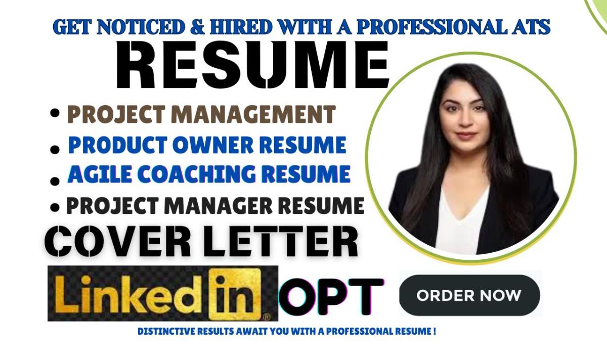 I Will Write a Professional ATS Resume, CV, and LinkedIn Optimization