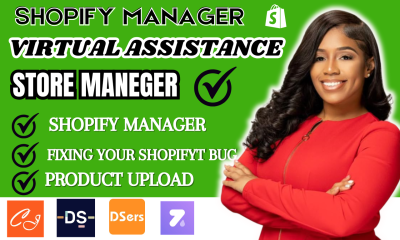 I Will Be Your Shopify Store Manager and Provide Shopify Virtual Assistance for Store Management
