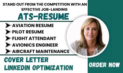 I Will Craft ATS Aviation Pilot, Flight Attendant, and Avionics Aircraft Maintenance Resumes