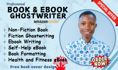I will write and publish 2025 best selling ebook as ebook writer and ebook ghostwriter
