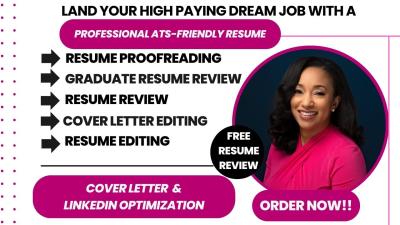 I Will Proofread, Edit, and Enhance Your Resume and Cover Letter