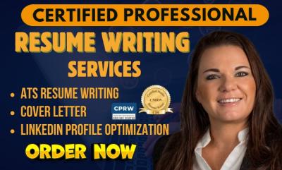 I will write professional resume, cover letter, and LinkedIn profile optimization