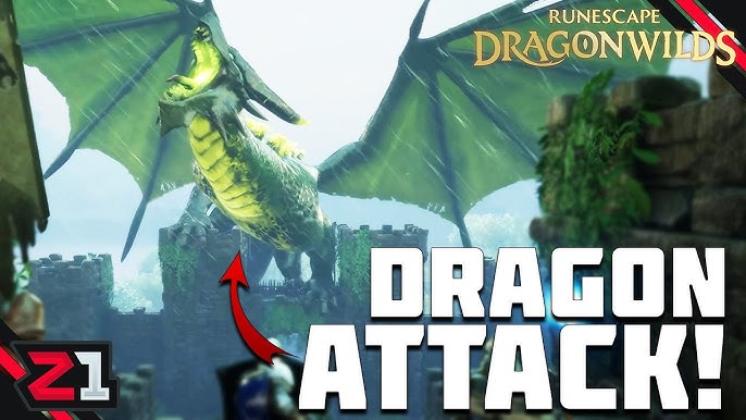 Building defenses against dragon attacks in RuneScape Dragonwilds