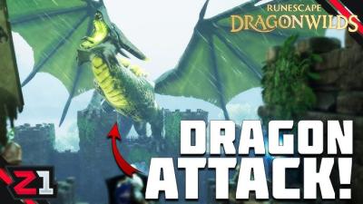 Building defenses against dragon attacks in RuneScape Dragonwilds