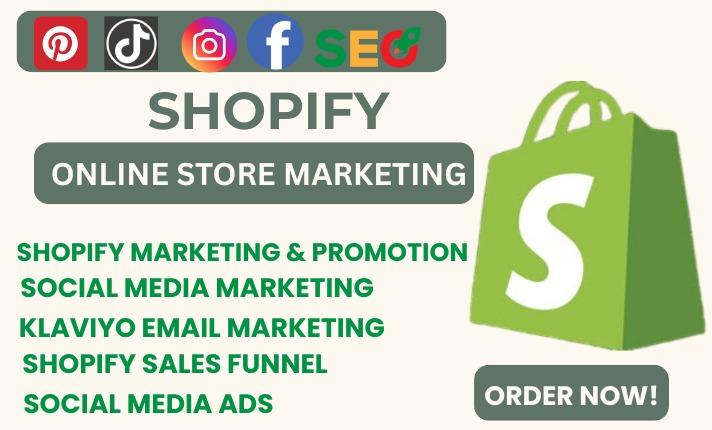 I Will Boost Shopify Sales with Expert Marketing, Dropshipping, Etsy Promotion, eBay, and Facebook Ads