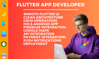 I Will Build Android and iOS Mobile Apps with Flutter and Firebase