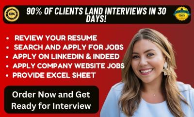 I Will job search, apply for remote jobs, and work with reverse recruiters