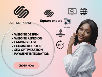 I will Squarespace website design, Squarespace website redesign, Squarespace website