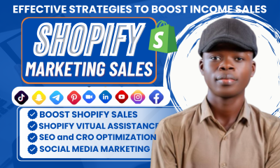I will boost Shopify eCommerce store sales, dropshipping marketing, website promotion