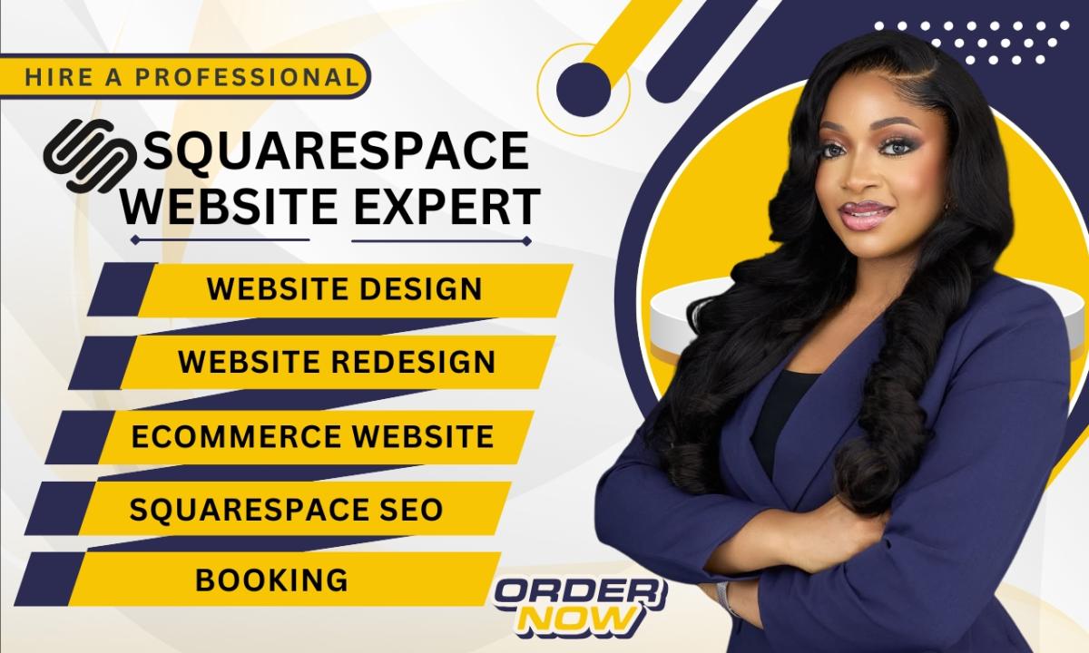 I will Squarespace Website Redesign | Squarespace Website Design | Squarespace Redesign