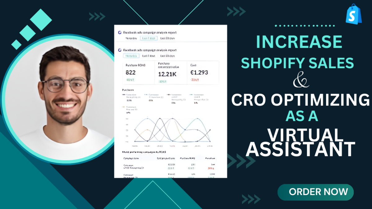 I will be your Shopify Virtual Assistant Store Manager to Increase CRO and Store Sales