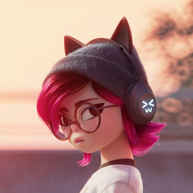 I Will Offer 3D Character Modeling for You
