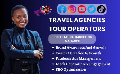 I will help travel agency tour operators drive growth through social media platform