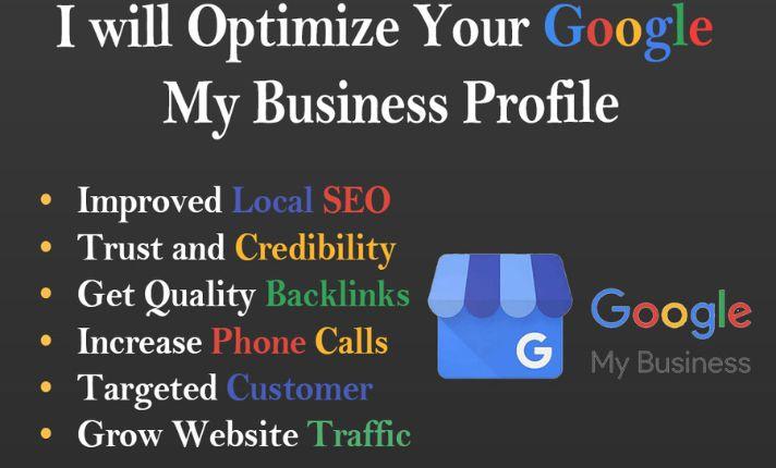 I will professionally optimize your GMB profile for top local SEO ranking
