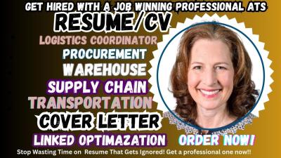 I will write a professional job winning ATS resume for logistics or supply chain
