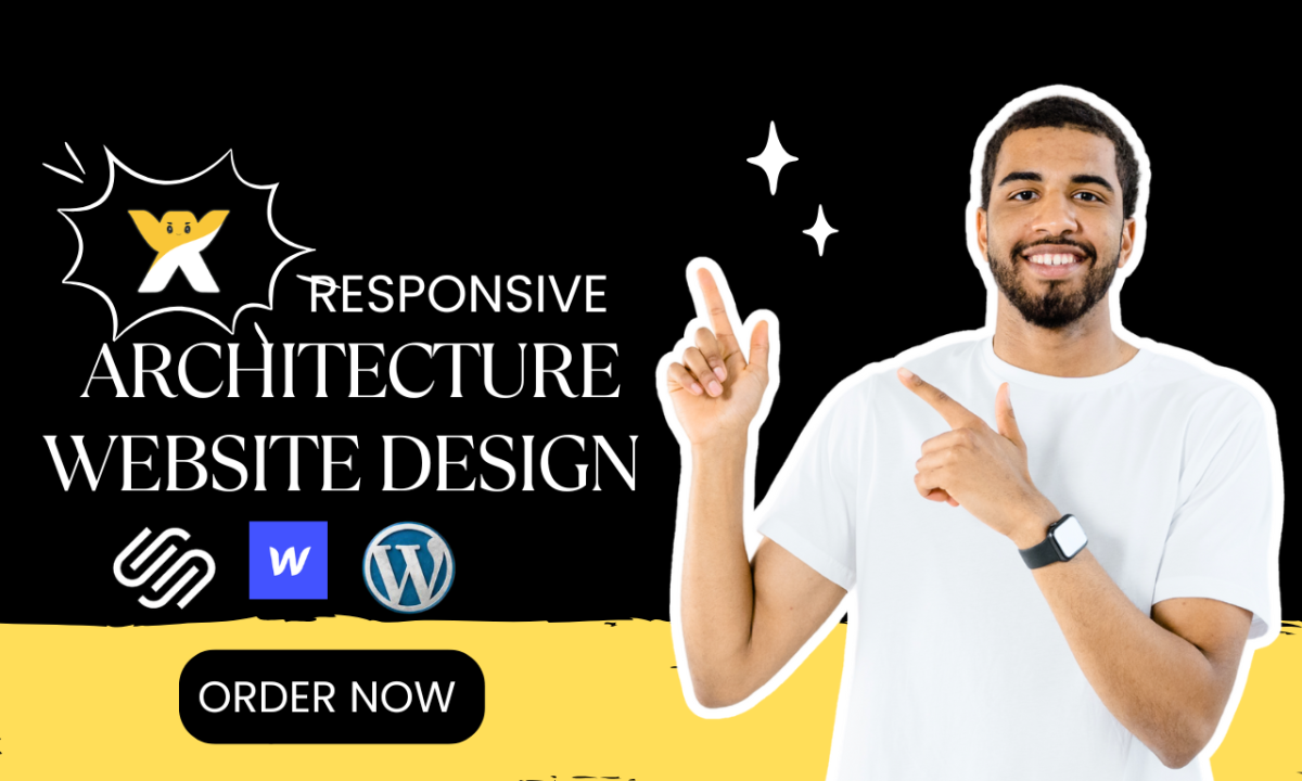 I will do real estate website, architecture, WordPress website, Wix website design