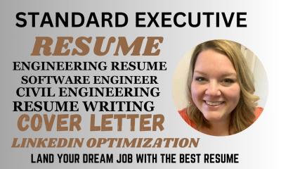 I will offer construction civil engineer, cyber security, software engineering resume