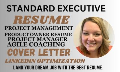 I Will Create a Tailored Project Management Resume for Product Owners, Agile Experts, and Product Managers