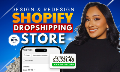 I will design, redesign Shopify store, Shopify dropshipping store, build Shopify website