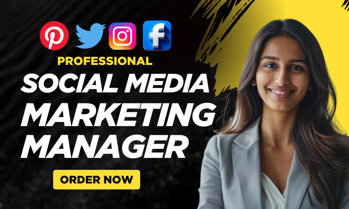 I will be your social media marketing manager, Instagram content creator, TikTok manager